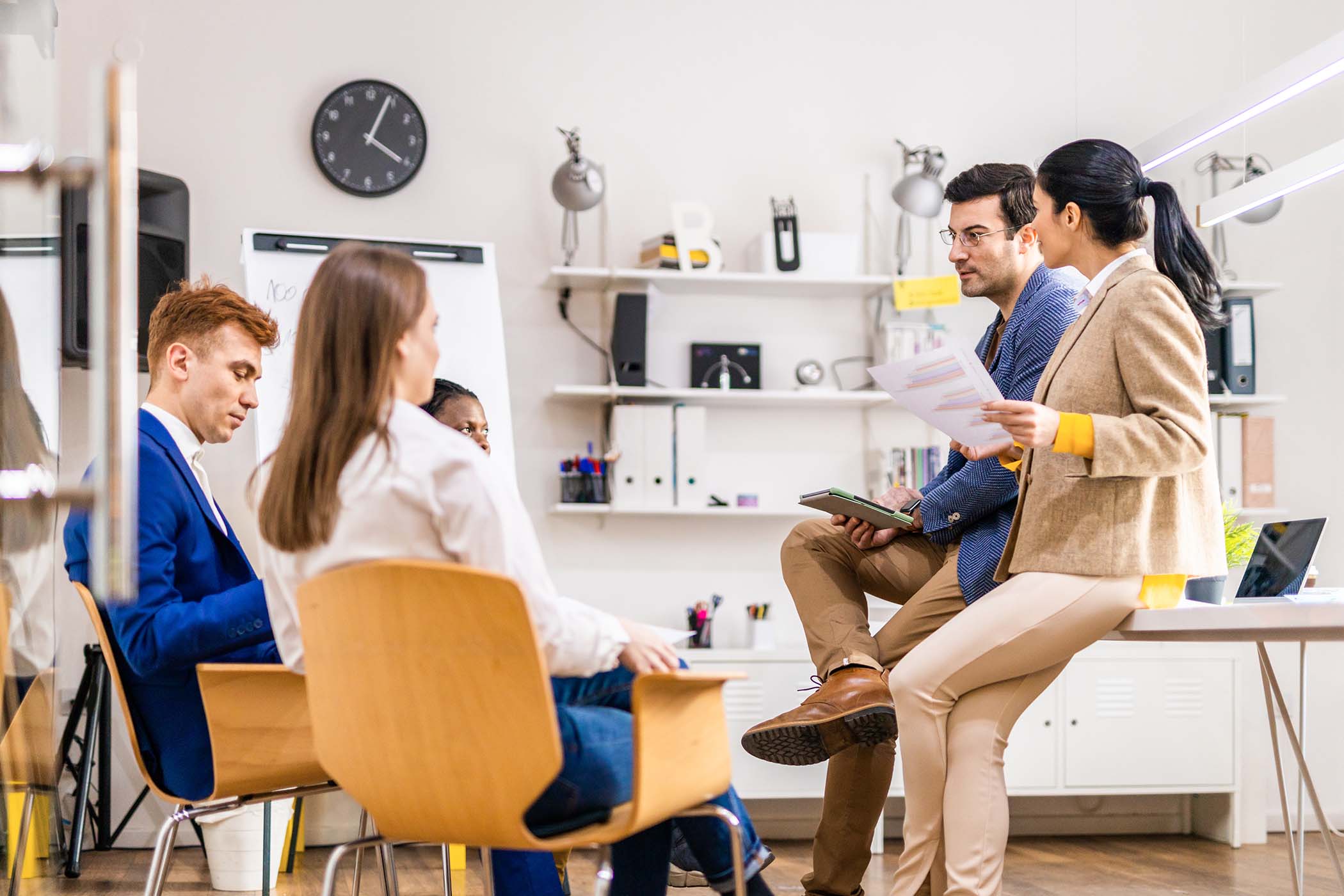 The WeVerify team working together